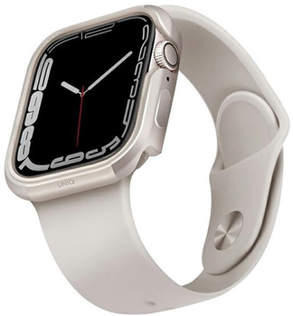 Etui Uniq Valencia do Apple Watch Series 4/5/6/7/8/SE/SE2 40-41 mm Starlight (8886463680032)