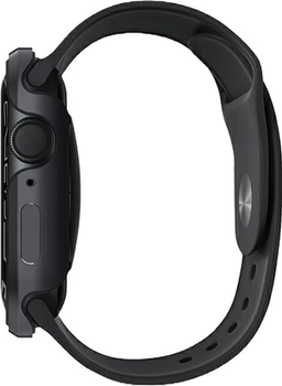 Чохол Uniq Valencia для Apple Watch Series 4/5/6/7/8/SE/SE2 44-45 мм Graphite (8886463680049)