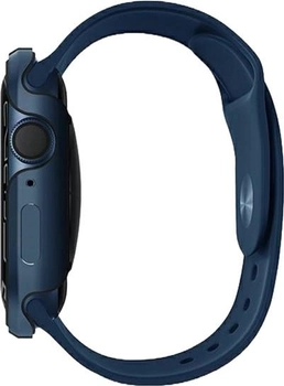 Etui Uniq Valencia do Apple Watch Series 4/5/6/SE 44-45 mm Niebieski (8886463680056)