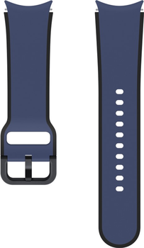 Pasek Samsung Two Tone Sport Band (S/M) ET-STR90SNEGEU do Galaxy Watch 4/4 Classic/5/5 Pro 20 mm Ciemno-niebieski (8806094549324)