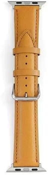 Pasek Beline Leather do Apple Watch Series 1/2/3/4/5/6/7/8/SE/SE2/Ultra 42-49 mm Jasnobrązowy (5904422919993)