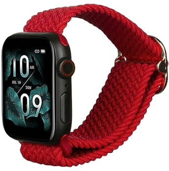 Ремінець Beline Textile для Apple Watch Series 1/2/3/4/5/6/7/8/SE/SE2/Ultra 42-49 мм Red (5904422919955)