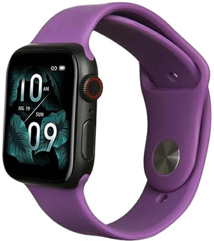 Pasek Beline Silicone do Apple Watch Series 1/2/3/4/5/6/7/8/SE/SE2 38-41 mm Fioletowy (5904422919764)