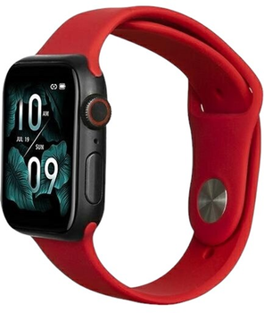 Pasek Beline Silicone do Apple Watch Series 1/2/3/4/5/6/7/8/SE/SE2/Ultra 42-49 mm Czerwony (5904422919801)