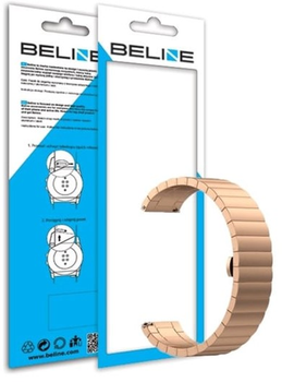Pasek Beline Watch 20 mm Beauty Różowe złoto (5903919060217)