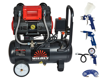 Компрессор безмасляный Vitals Professional SKB12.t632-8a с Набором пневмоинструмента