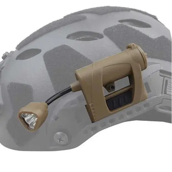 Ліхтарик на шолом LT-09-T (4 LED)