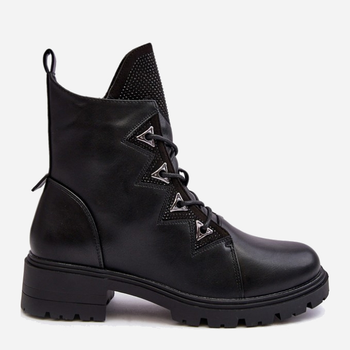Жіночі зимові черевики низькі S.Barski HY93-52A 40 Чорні (5905677983166)