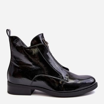Жіночі зимові черевики низькі S.Barski HY75-120 37 Чорні (5905677982770)