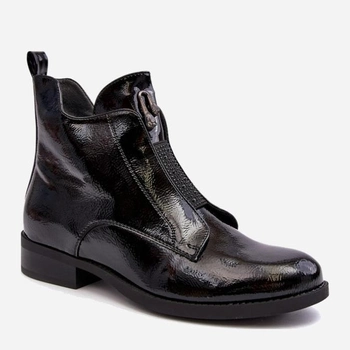 Жіночі зимові черевики низькі S.Barski HY75-120 37 Чорні (5905677982770)