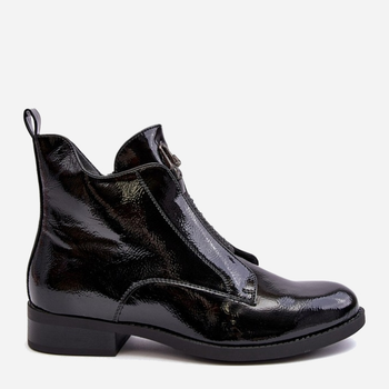 Жіночі зимові черевики низькі S.Barski HY75-120 38 Чорні (5905677982787)