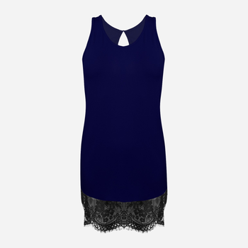 Нічна сорочка жіноча DKaren Slip Taylor XS Темно-синя (5903251377271)