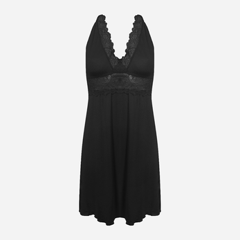 Нічна сорочка жіноча DKaren Slip Zuza XL Чорна (5903068514005)