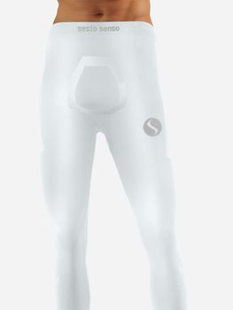 Spodnie legginsy termiczne męskie Sesto Senso CL42 XXL/XXXL Białe (5904280038539)