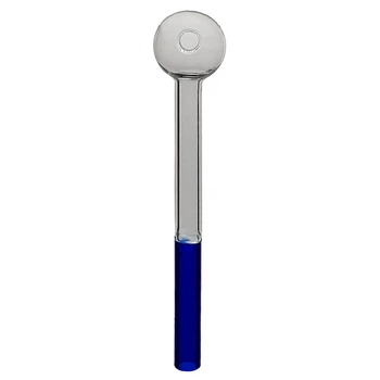 Стеклянная Трубка Вапорайзер 16 см. Oil Pipe Two-color Blue