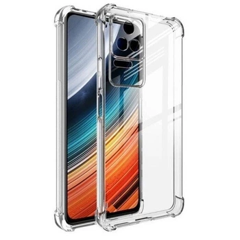 Чехол Fiji Proof для Xiaomi Poco F4 бампер с усиленными бортами Transparent