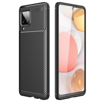 Чохол Fiji Ultimate Carbon для Samsung Galaxy A12 (A125) / A12 Nacho (A127) протиударний бампер чорний