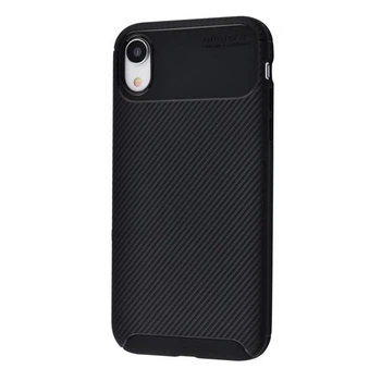Чохол Fiji Ultimate Carbon для Apple Iphone XR протиударний бампер чорний