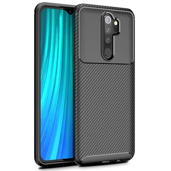 Чехол Fiji Ultimate Carbon для Xiaomi Redmi Note 8 Pro противоударный бампер черный
