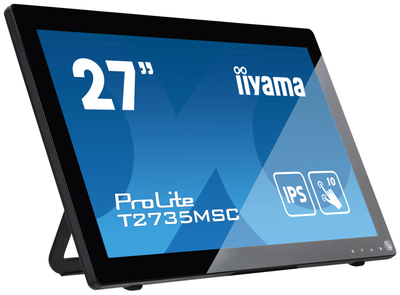 Монитор 27" IPS Iiyama T2735MSC-B3 сенсорный экран Черный