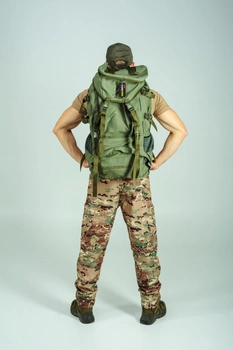 Тактичний війсковий рюкзак Cordura Mud 95+10L Олива