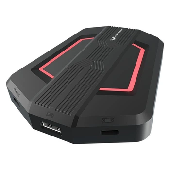 Игровой HUB адаптер MeeTion Gaming Keyboard And Mouse MT-AP015 LED для For PS3, PS4, N-Switch, X-ONE, X-360