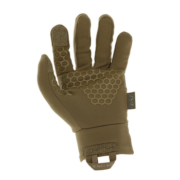 Защитные Перчатки Mechanix ColdWork Base Layer Gloves на флисе / Утепленные Перчатки SoftShell койот размер S