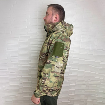 Мужская Куртка 5.11 Soft Shell на флисе / Верхняя Одежда с защитой от влаги мультикам размер 5XL