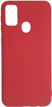 Etui Beline Silicone do Samsung Galaxy M21 Red (5903657575691)
