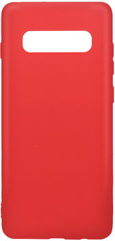 Etui Beline Silicone do Samsung Galaxy S10 Red (5903657570504)