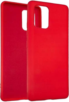 Etui Beline Silicone do Samsung Galaxy S10 Lite/A91 Red (5903657570467)