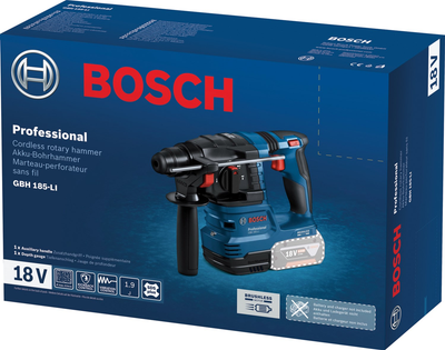 Акумуляторний безщітковий перфоратор Bosch GBH 185-LI соло (0611924020)