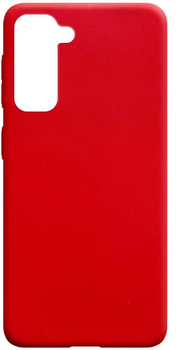 Etui Beline Silicone do Samsung Galaxy S21 Plus Red (5903919064413)