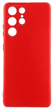 Etui Beline Silicone do Samsung Galaxy S22 Ultra Red (5904422913274)