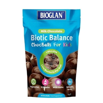 Пробиотик Bioglan Biotic Balance Chocballs For Kids 30 Chewable Tabs Chocolate