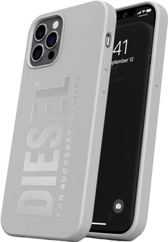 Панель Diesel Silicone Case для Apple iPhone 12/12 Pro White (8718846088404)