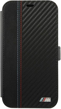 Чохол-книжка BMW M Collection Carbon Stripe для Apple iPhone 12 mini Black (3700740492758)