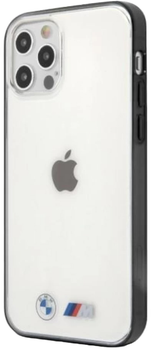 Etui BMW Sandblast do Apple iPhone 12 Pro Max Transparent (3666339011338)
