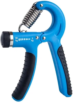 Эспандер Newt кистевой пружинный с регулируемой нагрузкой Power Grip Pro CM 5-60 кг Сине-черный (NE-W-87-BL)