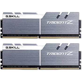 Модуль памяти G.Skill DDR4 16Gb (2x8) Trident Z Silver White 3200MHz (F4-3200C16D-16GTZSW) Б/у