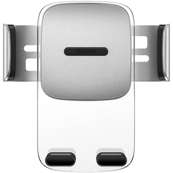 Автомобильный держатель Baseus Easy Control Clamp Applicable to Round Air Outlet Silver