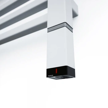 Тен для полотенцесушителя Terma ONE P 30x40 с регулятором, 200 Вт, цвет White mat (скрытый монтаж кабеля)