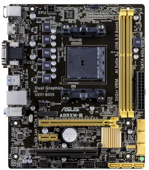 Материнская плата Socket FM2+ ASUS A88XM-E c HDMI Видео ( sFM2+ / FM2, DDR3, SATA III, USB 3.0, AMD A88X , PCI-Ex16 ) Б/У