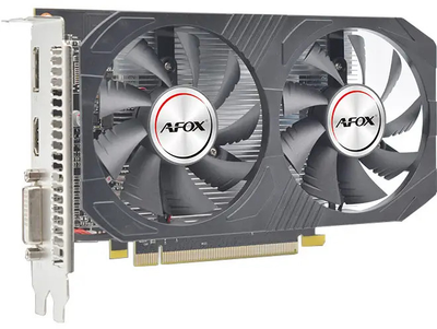Видеокарта AFOX PCI-Ex Radeon RX 550 4GB GDDR5 (128bit) (1183/6000) (DVI, HDMI, DisplayPort) (AFRX550-4096D5H4-V5)