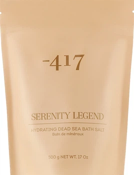 Натуральна сіль "Мертвого моря" - -417 Serenity Legend Hydrating Dead Sea Bath Salt 500g (1020811-93011)