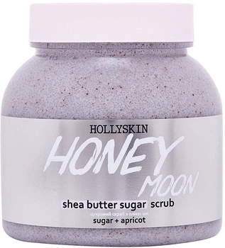 Сахарный скраб с маслом ши и перлитом - Hollyskin Honey Moon 300ml (1173678-125219)