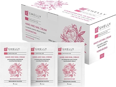 Крем для рук и ногтей с коллагеном, эластином и экстрактом пиона - Shelly Hand And Nail Cream (пробник) 100x4ml (1236634-141073)