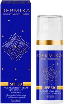 Коллагеновый защитный антивозрастной дневной крем - Dermika Luxury Neocollagen SPF50 50ml (1208783-138670)