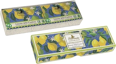 Набор мыла "Прибрежный лимон" - Florinda Mosaici Italiani Vegetal Soap (soap/2x200g) (1171585-125482)