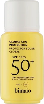 Сонцезахисний крем з SPF 5O+ для обличчя - Bimaio Global Sun Protection 50ml (1115953-81709)